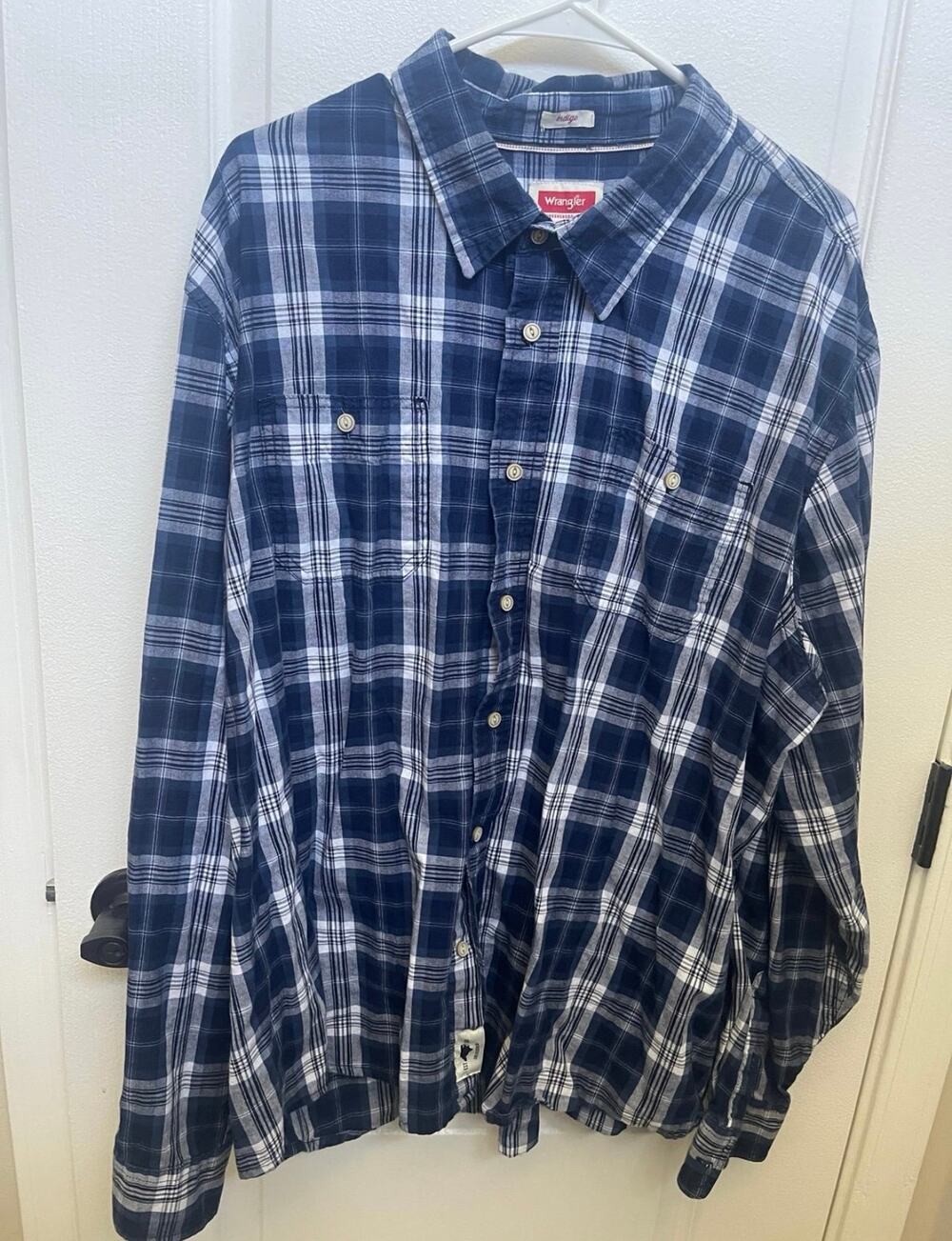 Mens Wrangler button down shirt Shirt Sz 3XL